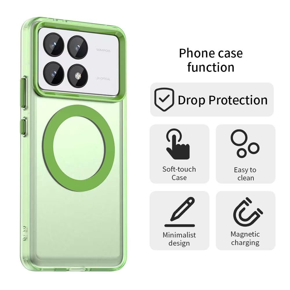 Amazon.com: Rnrieyta Miagon Magnetic Case for Xiaomi Poco X6 Pro